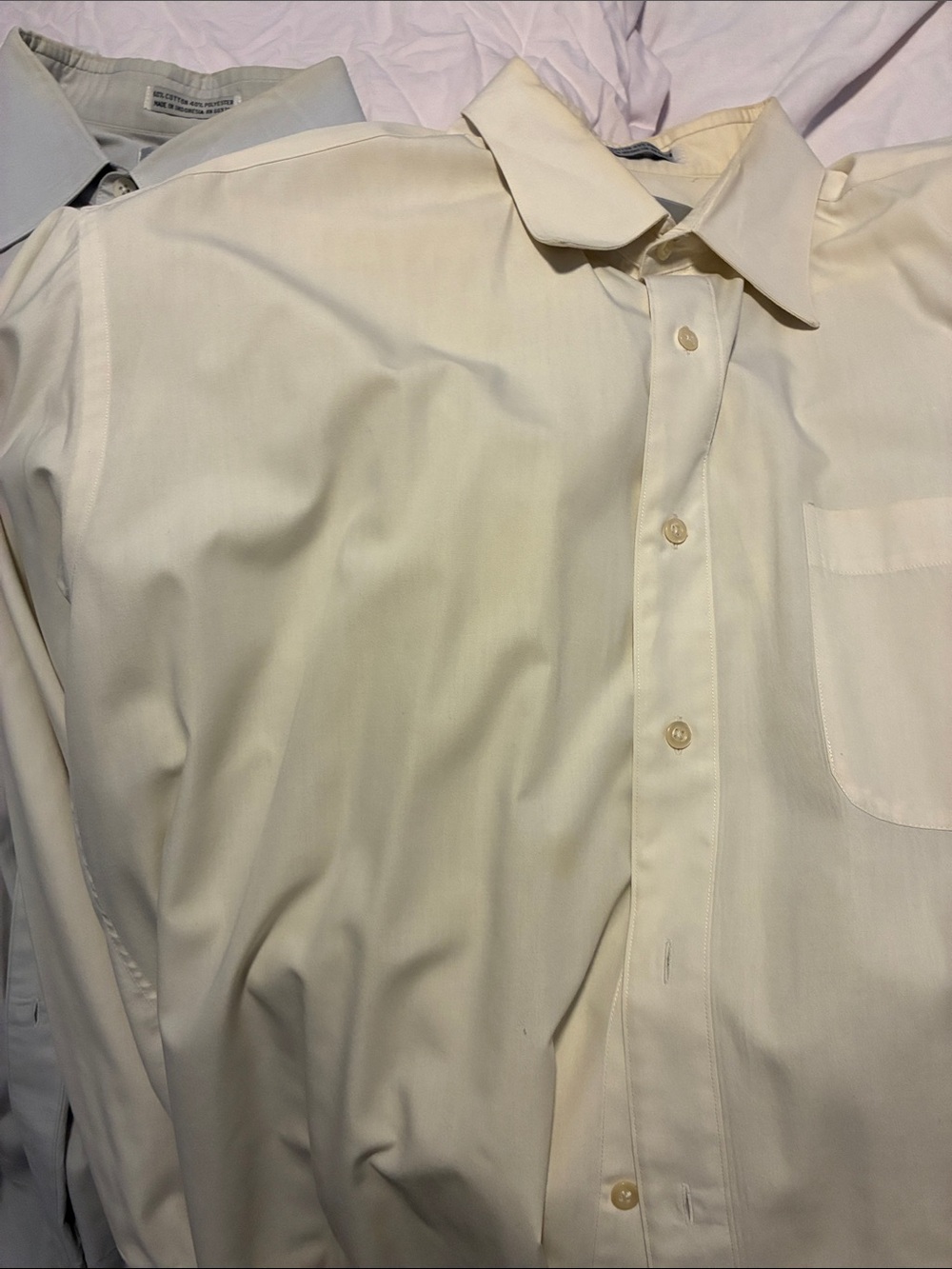 Bundle of 4- blue short slve,light blue long slve, 2 white long slve dress shirt
